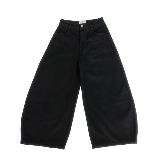 Octave Wide Balloon Jeans in Black