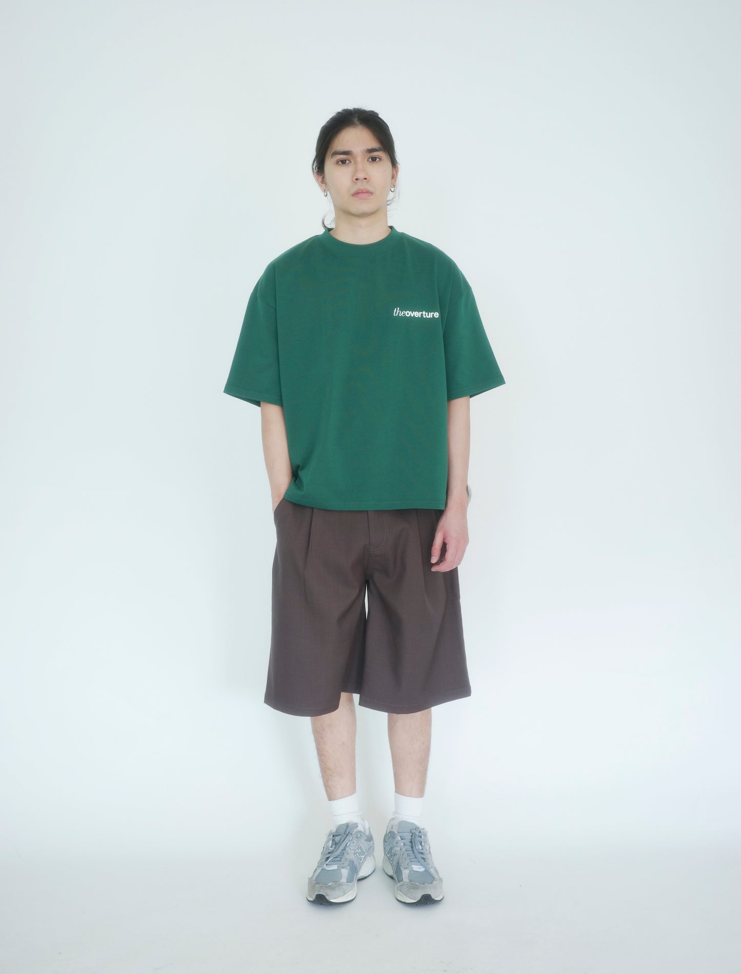 Verse Boxy T-Shirt in Green