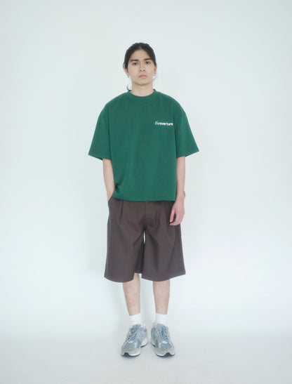 Verse Boxy T-Shirt in Green