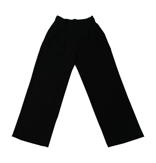Rhapsody Wide Pleated Trousers in Black