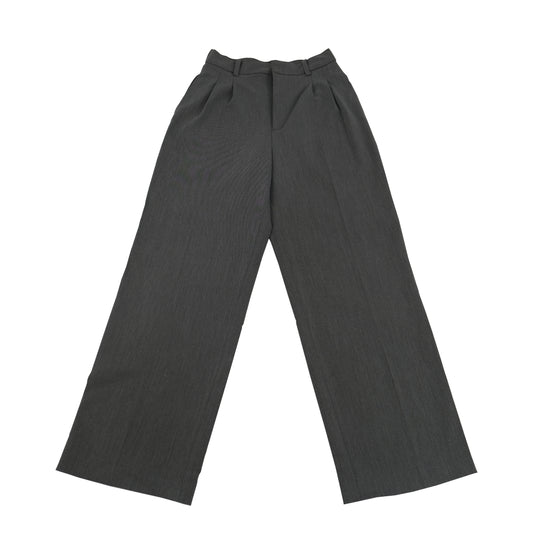 Rhapsody Wide Pleated Trousers in Grey