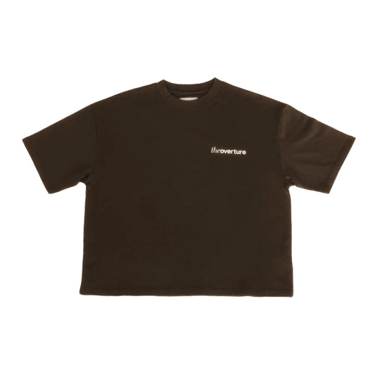 Verse Boxy T-Shirt in Brown